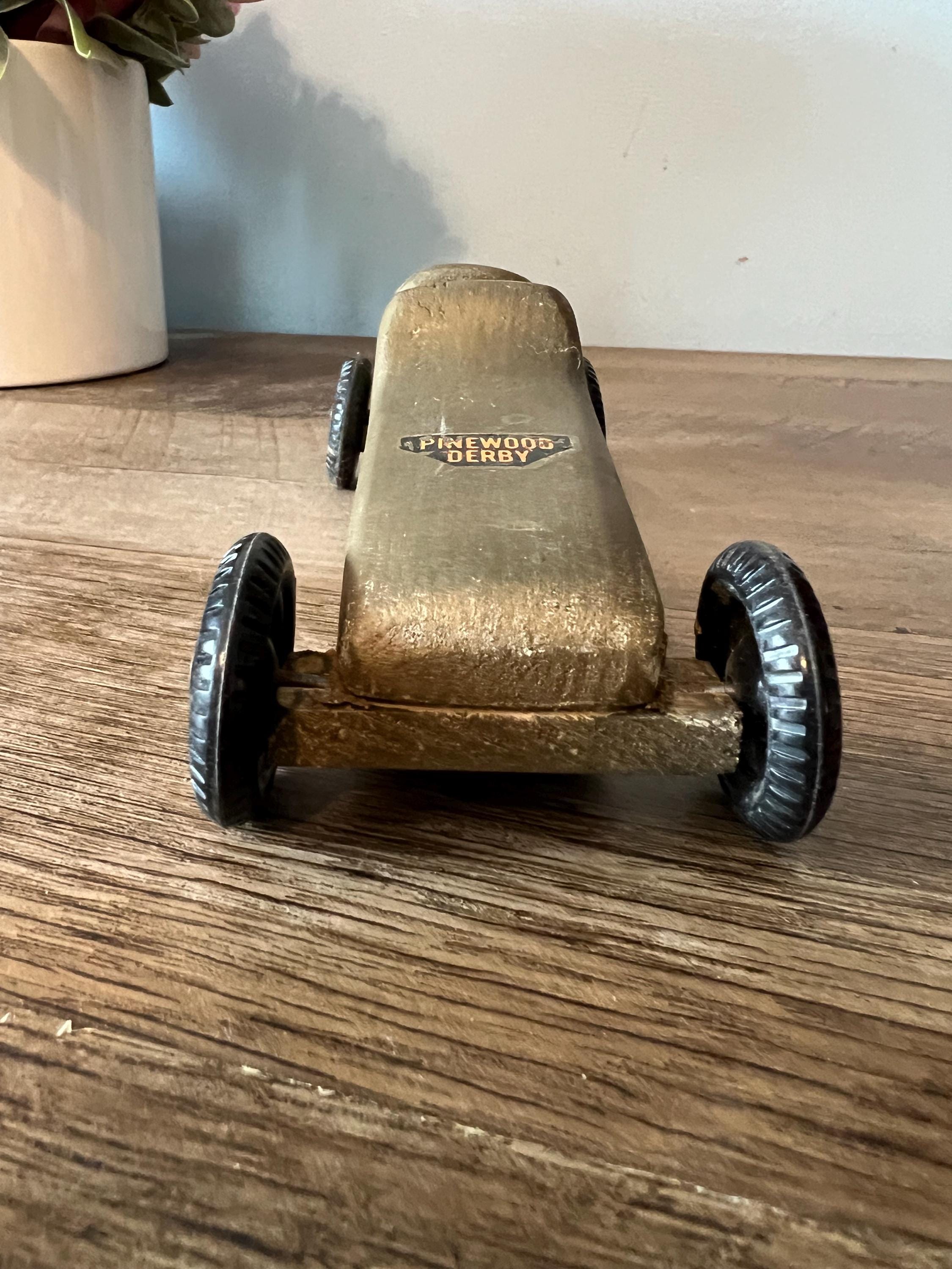 Vintage 1960s Pinewood Derby Race Car - Boy Scouts Boys Life Kit Car
