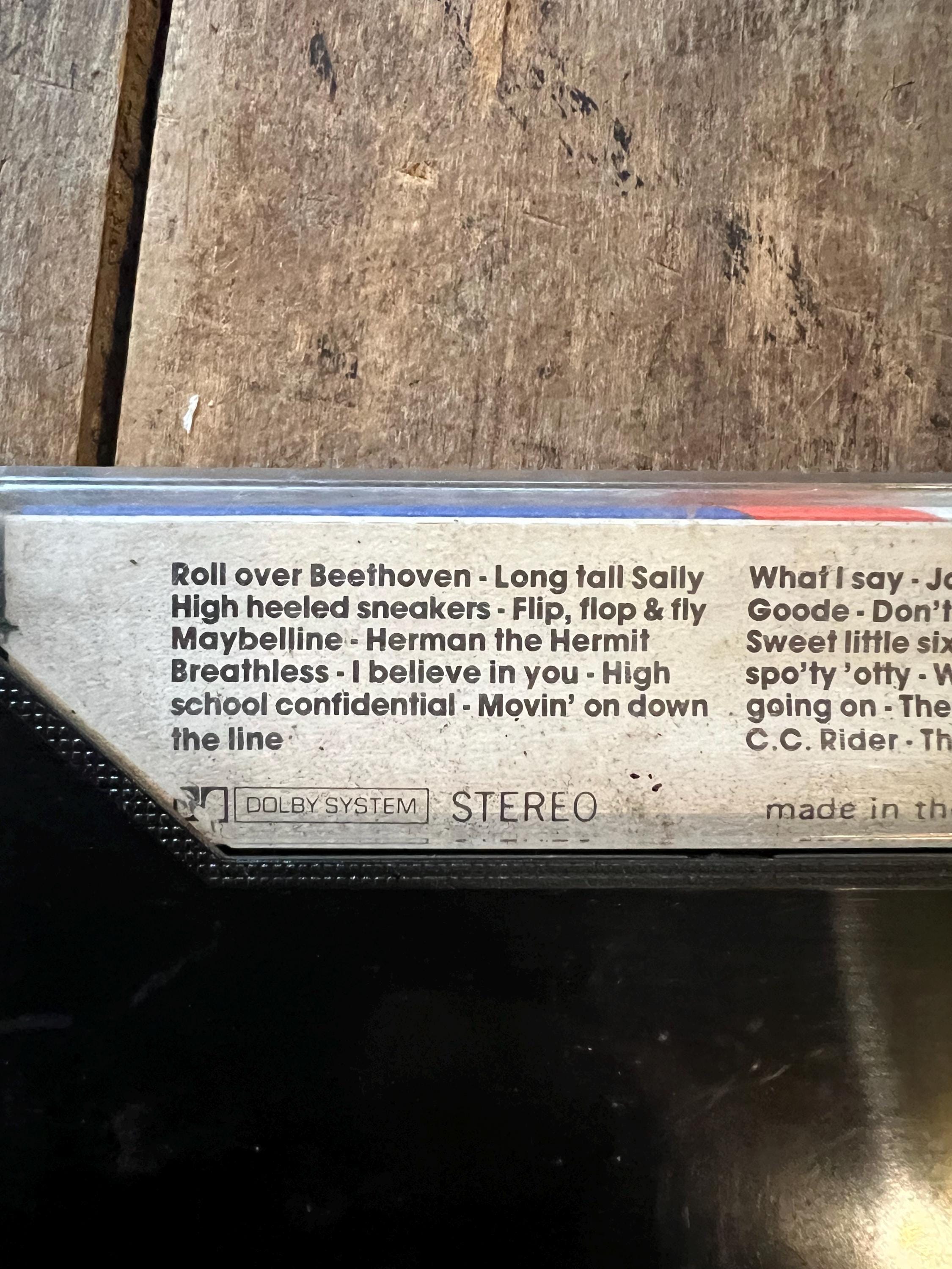 1983 Jerry Lee Lewis 20 Greatest Hits Cassette Tape - Black Tulip Records ( Netherlands Release)