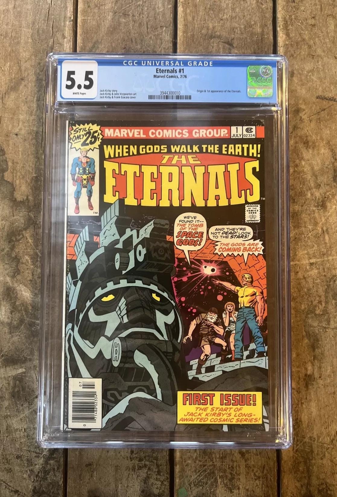 The Eternals #1 (1976) CGC 5.5 – Jack Kirby, First Appearance