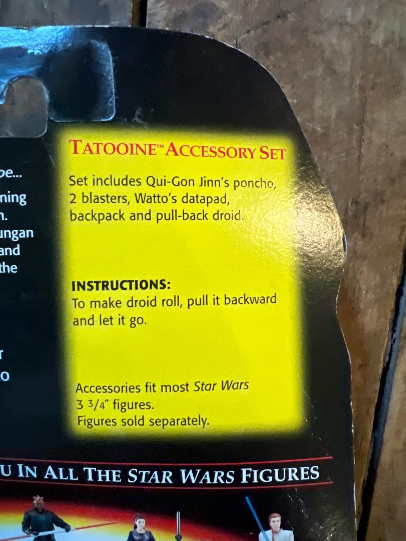 1998 Star Wars Episode 1 Tatooine Accessory Set - Sealed MOC