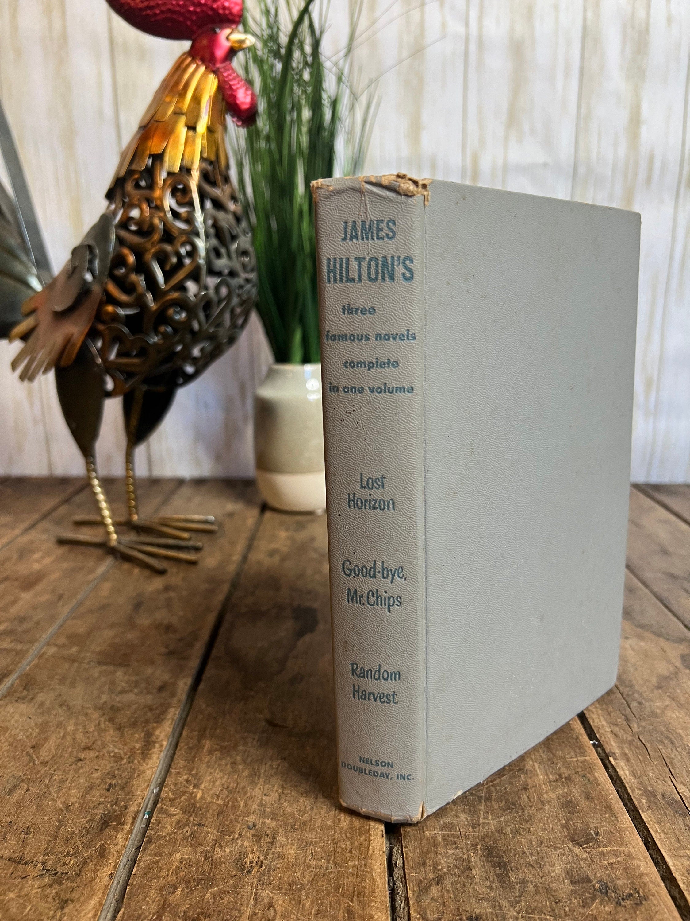 James Hilton Novels: Lost Horizon, Goodbye Mr. Chips, Random Harvest (1941)