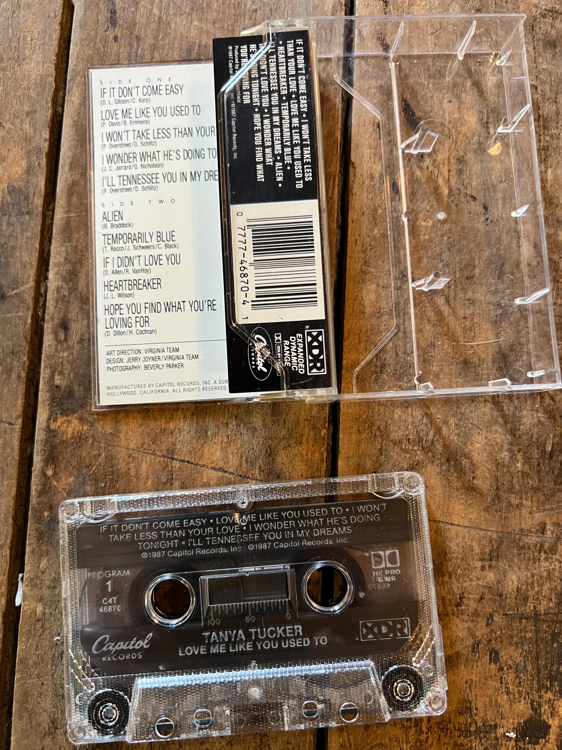 1987 Tanya Tucker “Love Me Like You Used To” Cassette Tape - Capitol Records
