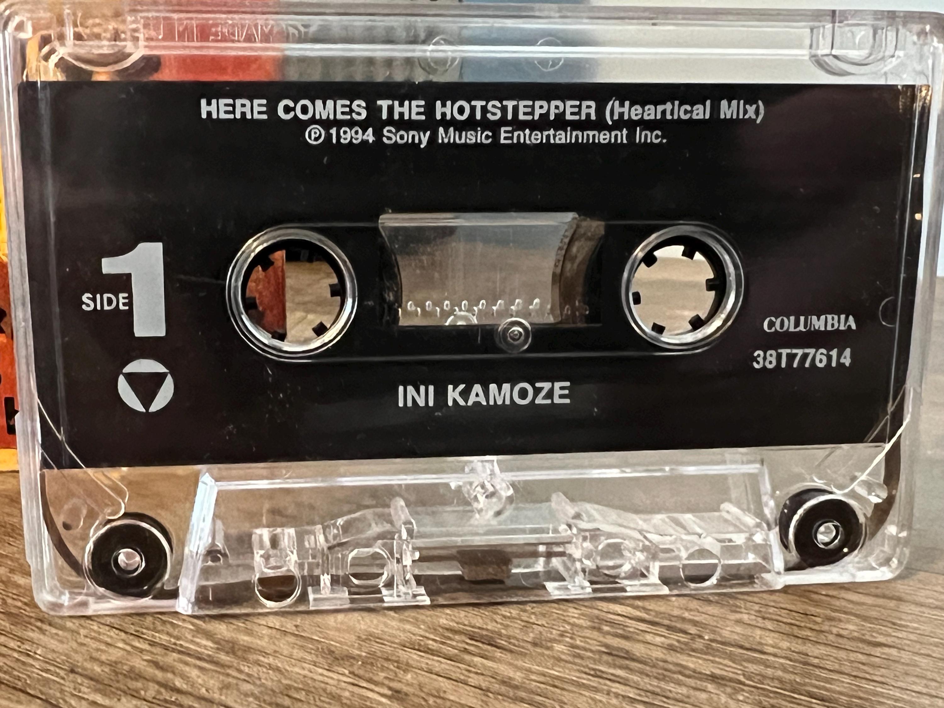 Vintage 1994 Ini Kamoze Cassette Tape: Here Comes The Hotstepper