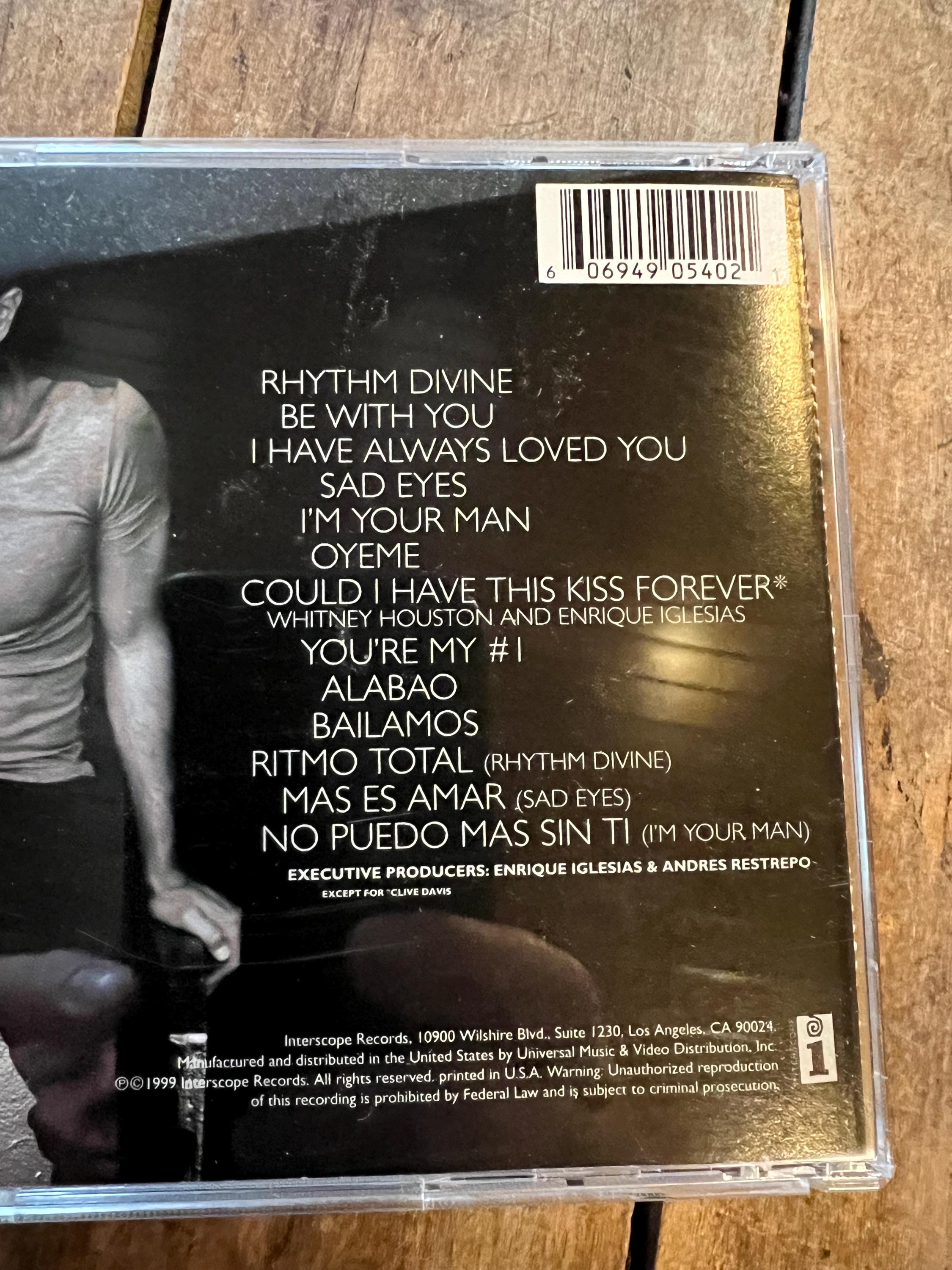 Enrique Iglesias “Enrique” CD - 1999 Interscope Records