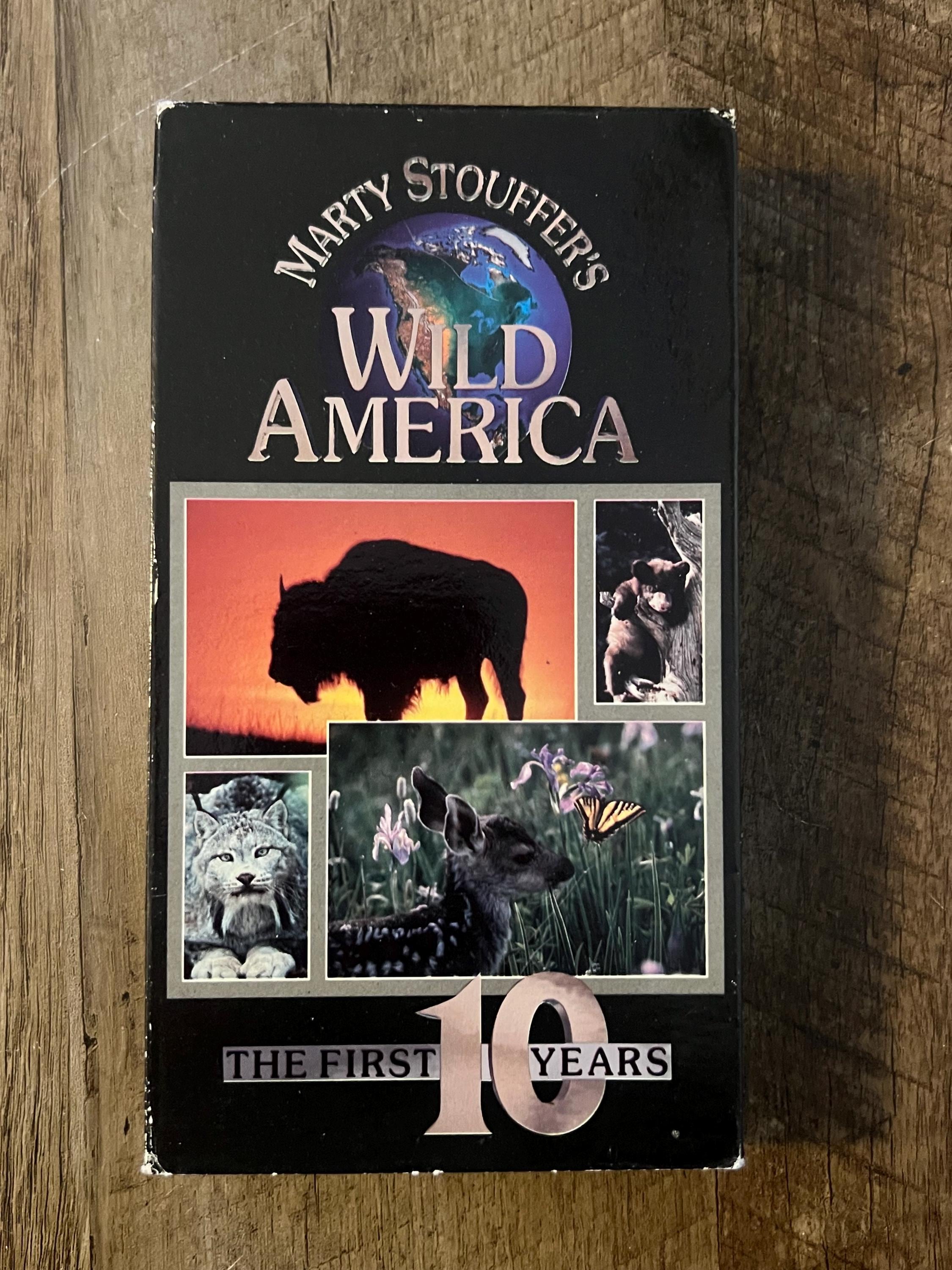 Marty Stouffer’s WILD AMERICA  ( VHS 1995 ) The First 10 Years
