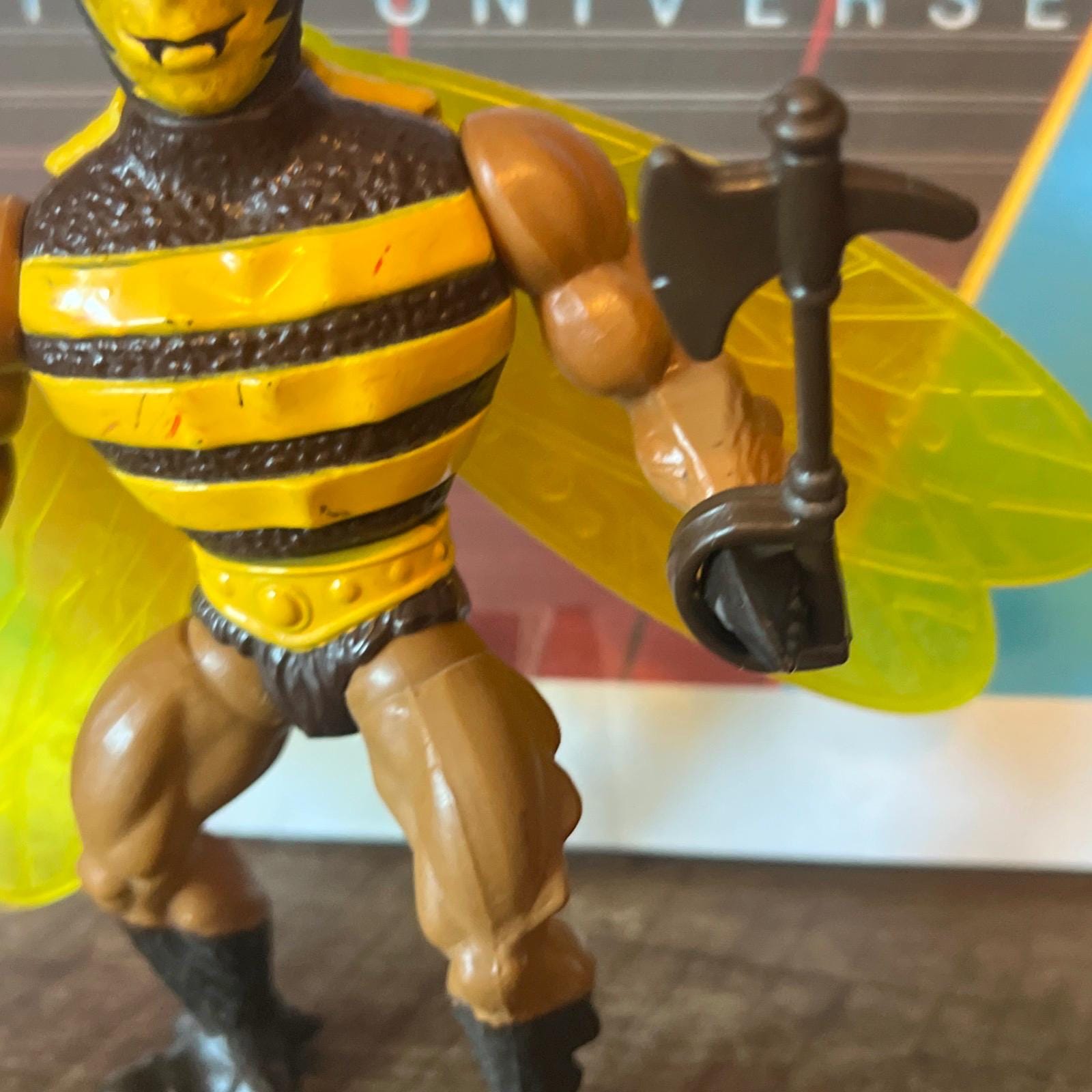 Vintage Buzz-Off Action Figure: Masters of the Universe, Complete with Accessories