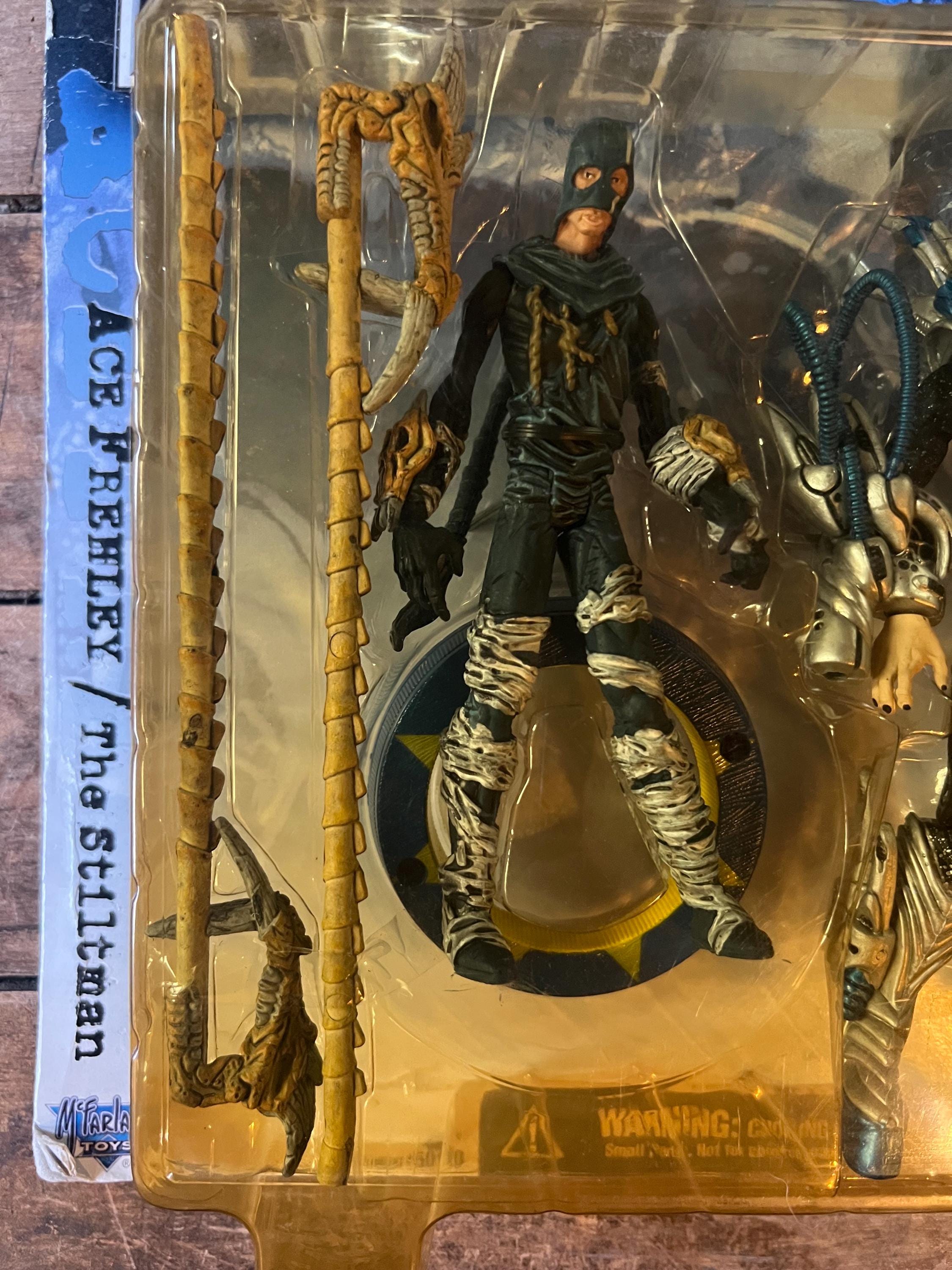 Vintage 1998 KISS Psycho Circus Ace Frehley 'The Stiltman' Action Figure (MOC)