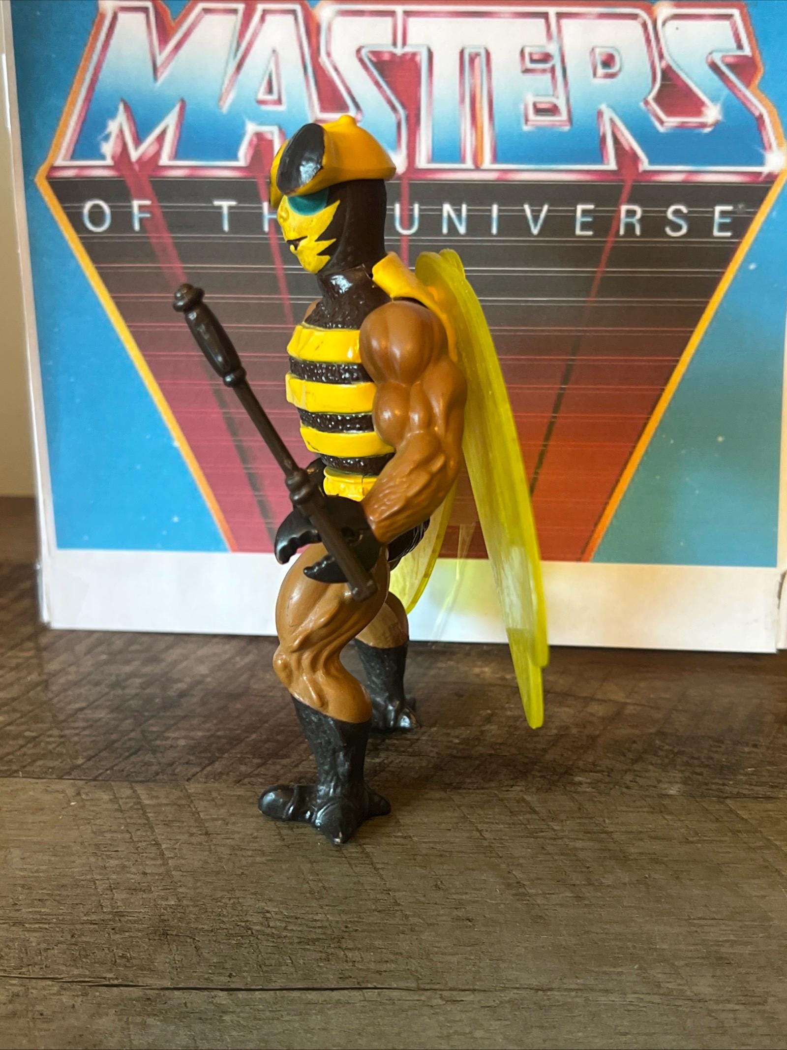 Vintage Buzz-Off Action Figure: Masters of the Universe, Complete with Accessories